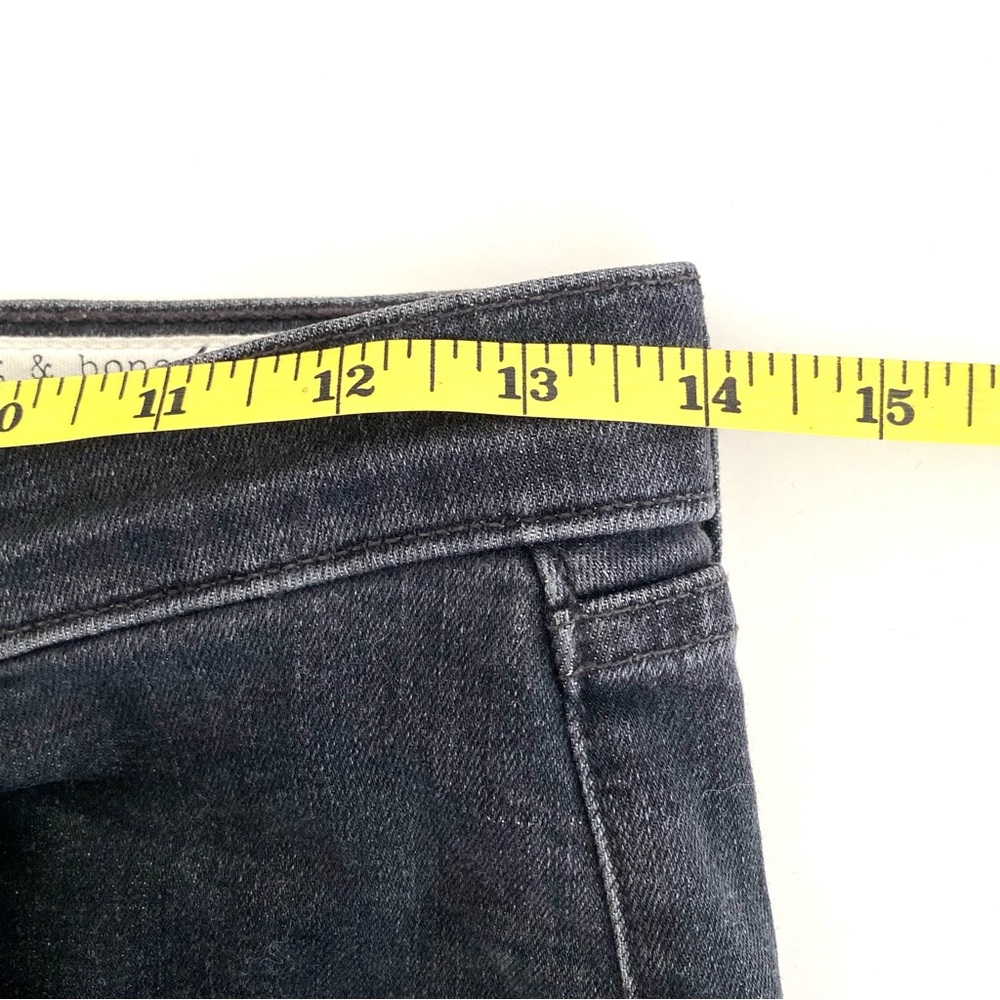 RAG & BONE Skinny Jeans with Open Hem in Concrete Wash - Picture 10 of 12